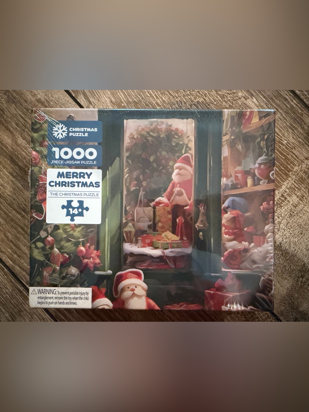 Jigsaw Puzzle by Jigsaw - Blue and White Box Artwork